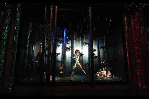 Harvey Nichols' Christmas window display is entitled 'The Enchanted Forest' and took over 600 hours to build.